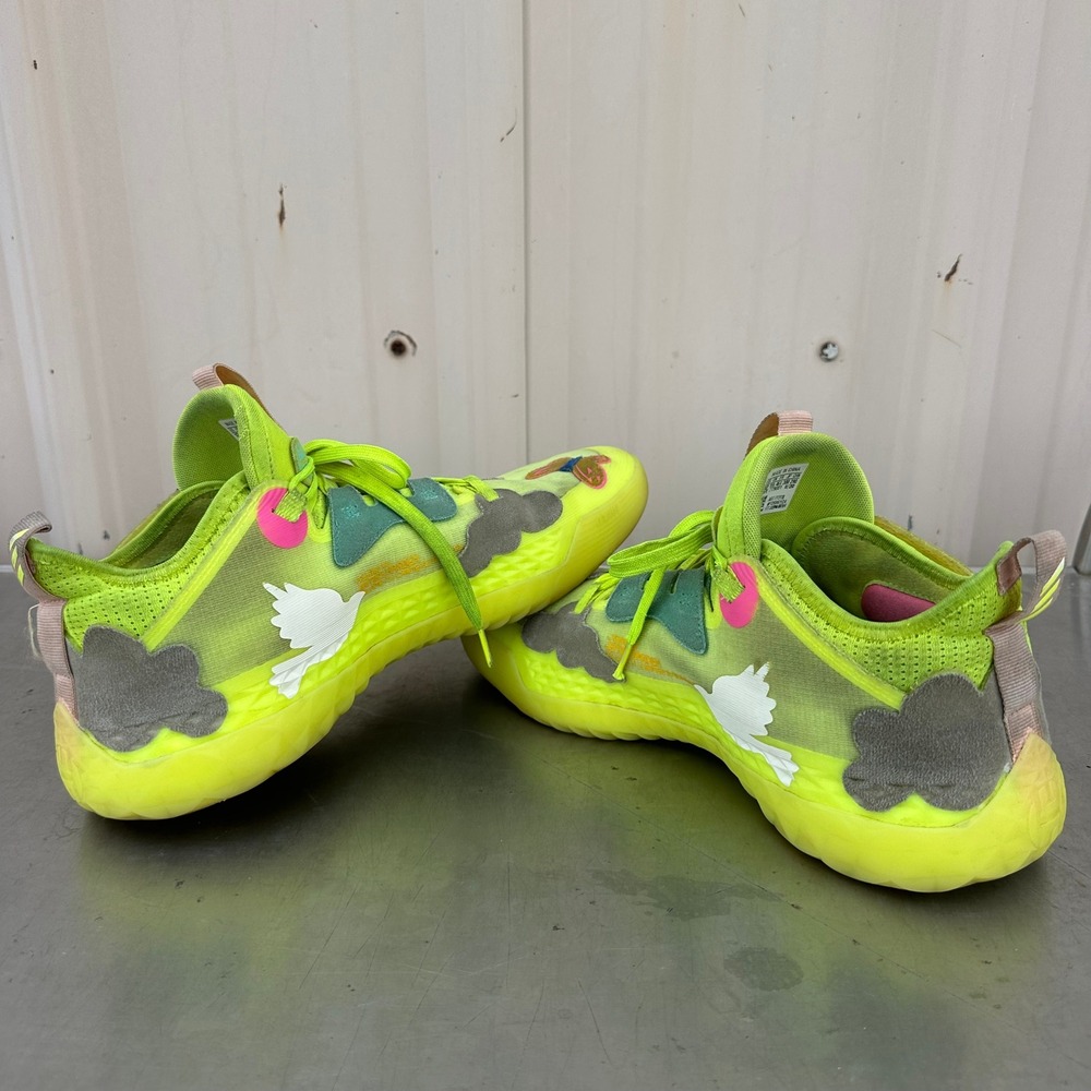 Adidas Harden Vol 5 Futurenatural Solar Yellow Basketball Shoes Mens 12 FY2118 - Picture 3 of 12